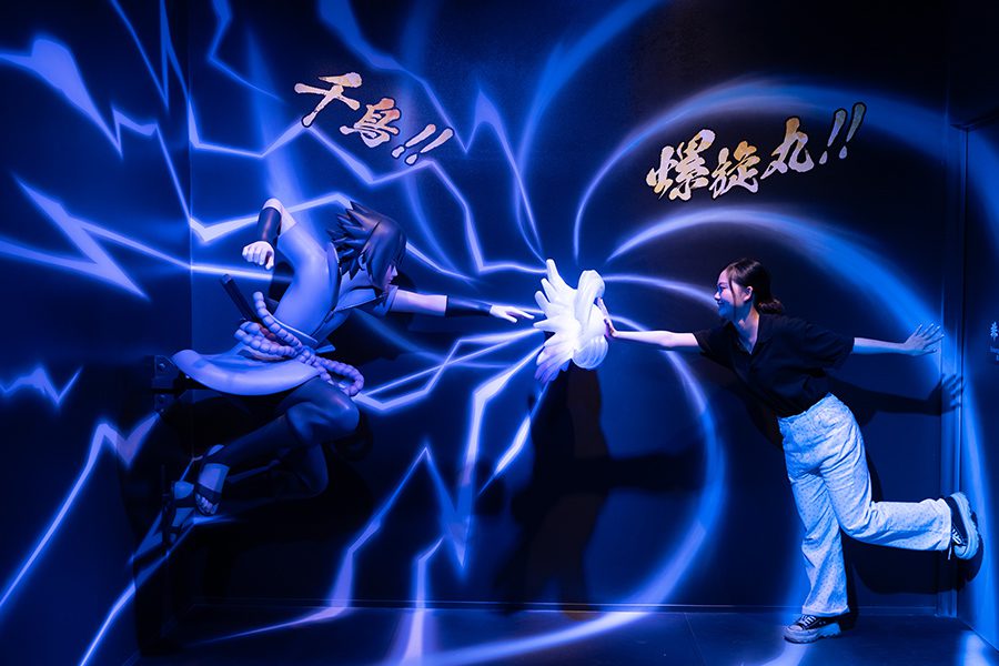 sasuke chidori and rasengan 