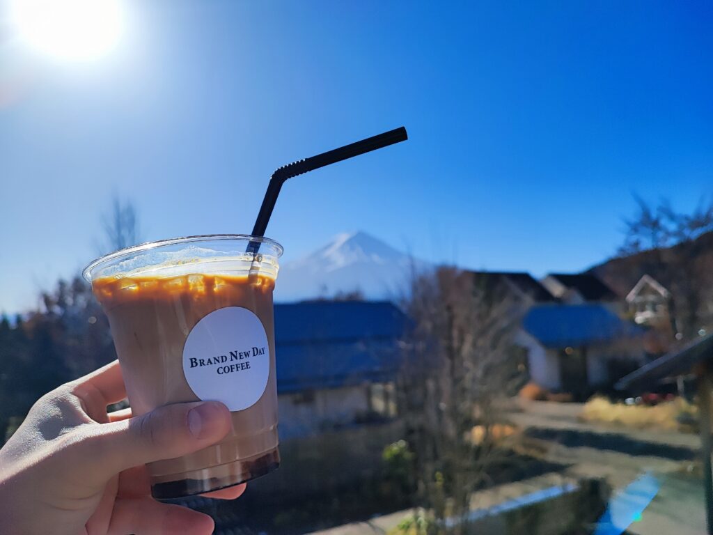 mt fuji and coffee, brand new day coffee
