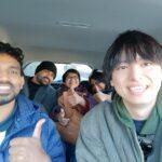 guests from sri lanka pic in the car