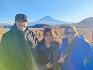 guests from hawaii at oishi park