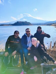 guests from usa at oishi park