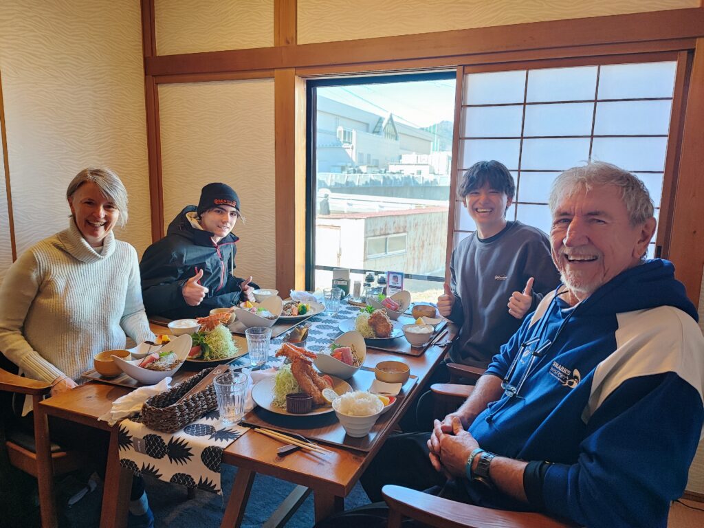 kawaguchiko private tour, lunch at hamakko in fujiyoshida, a moment in the private tour in japan