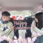 guests from canada, happy engagement, private tour, japan